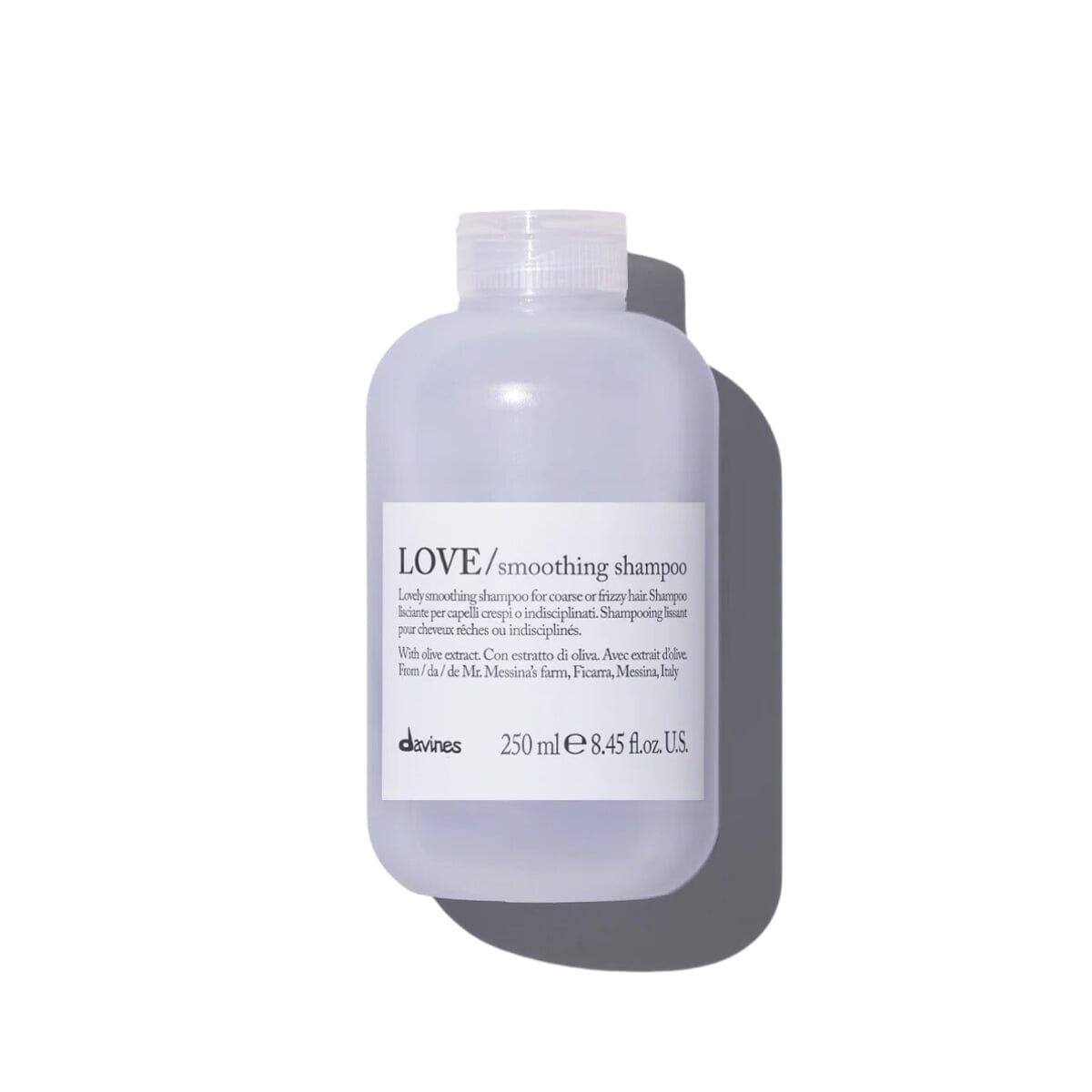 Davines LOVE Shampoo: Lovely Smoothing Shampoo for Coarse or Frizzy Hair