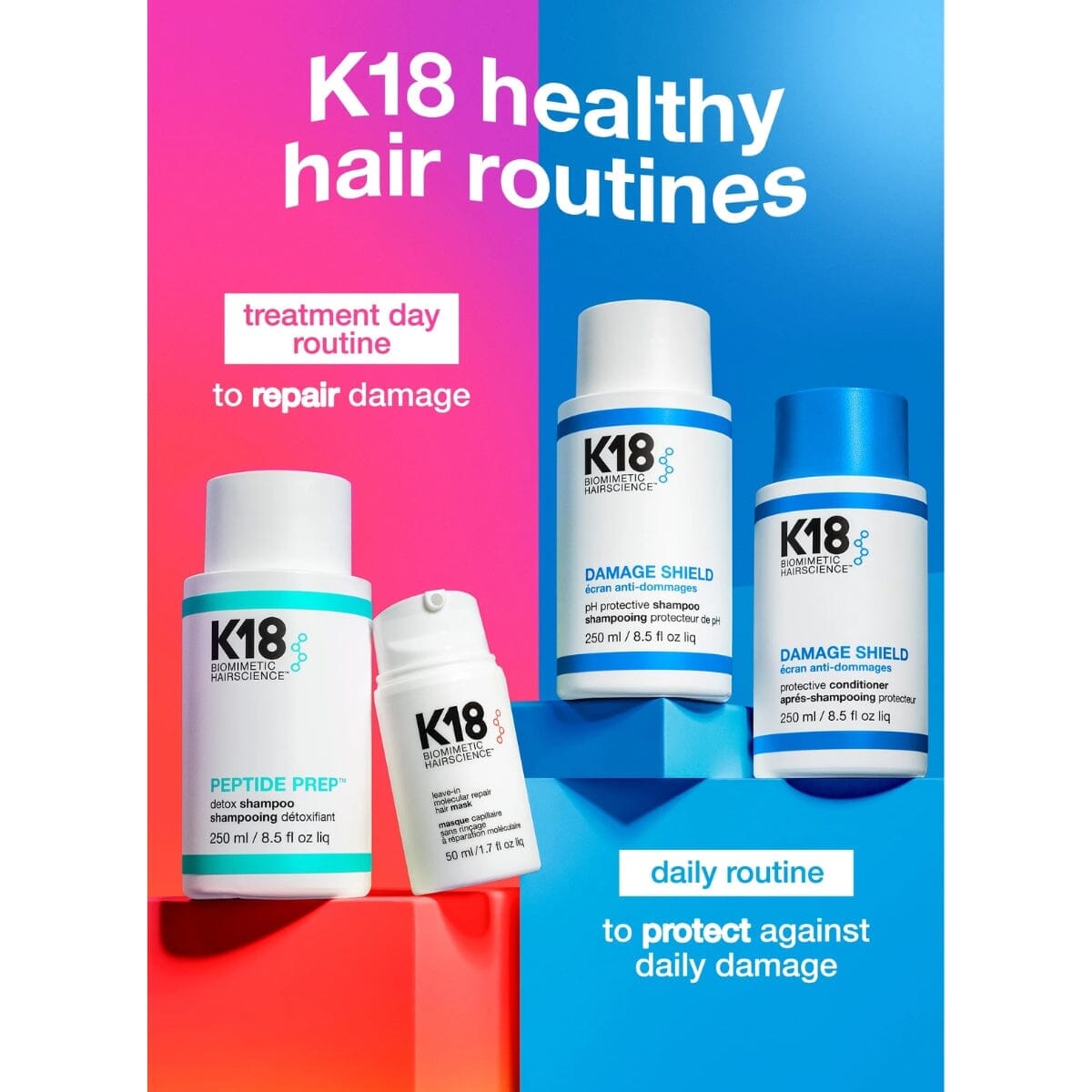 K18 Peptide Prep Detox Clarifying Shampoo 250ml