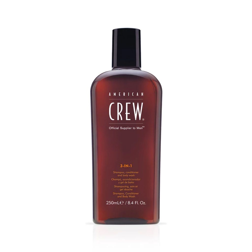 American Crew 3 in 1 Shampoo Conditioner and Body Wash 250ml