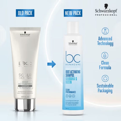 Schwarzkopf Professional BC Bonacure Root Activating Shampoo 250ml